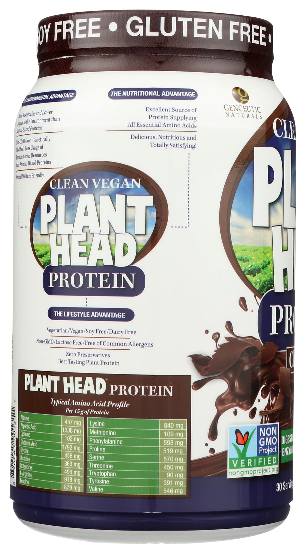 Genceutic Naturals Plant Head Protein