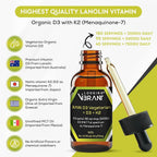 LOOKINGVIBRANT Vitamin D3 + K2 Liquid Drops - 180 Servings - image 2