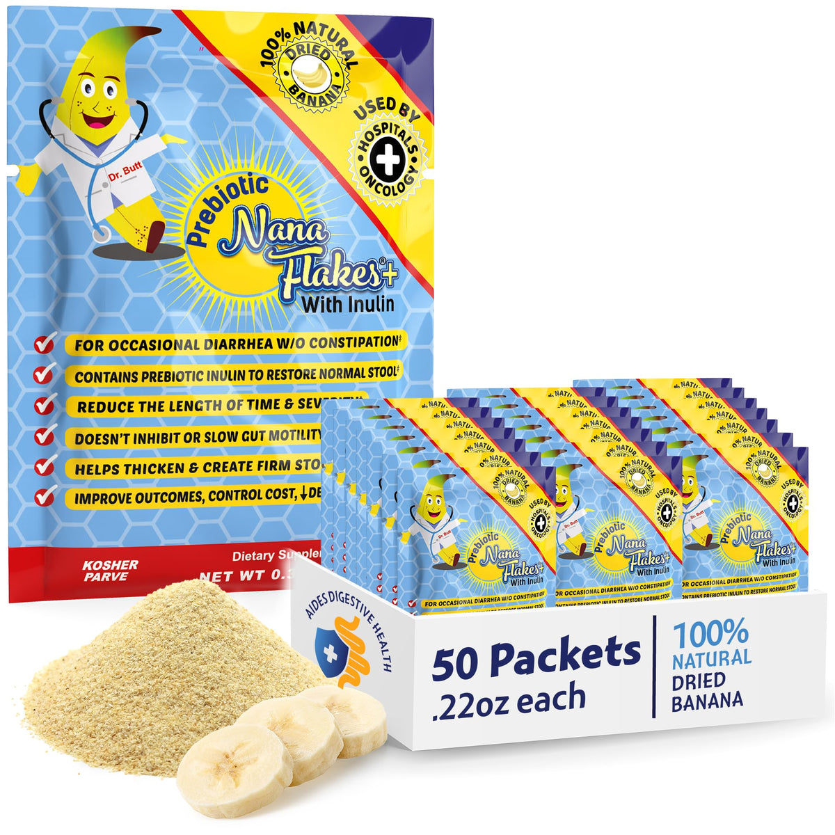 Nutritional Designs Nana Flakes Anti-Diarrheal Powder
