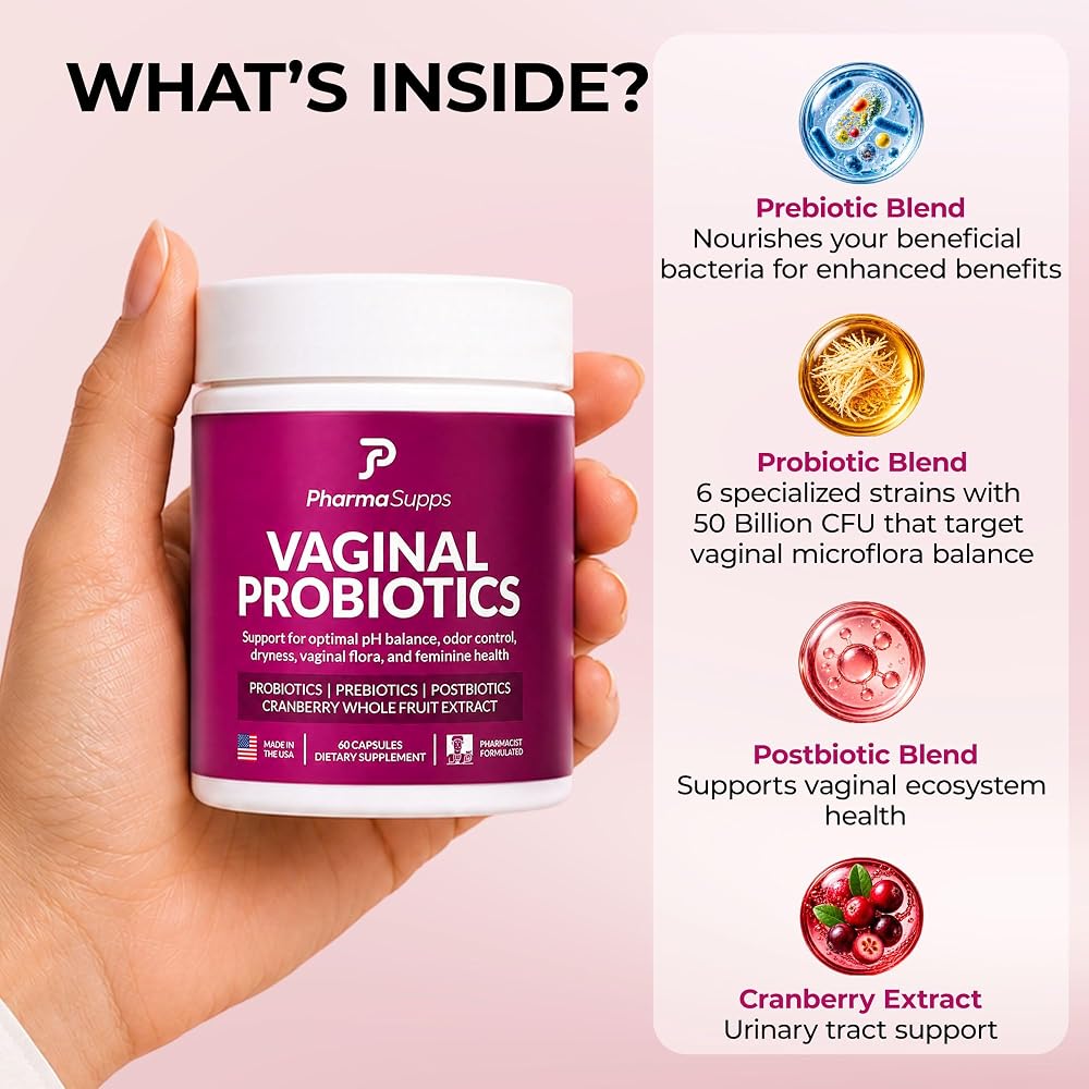 PharmaSupps Women's Probiotic 50 Billion CFU - 60 Capsules - image 2