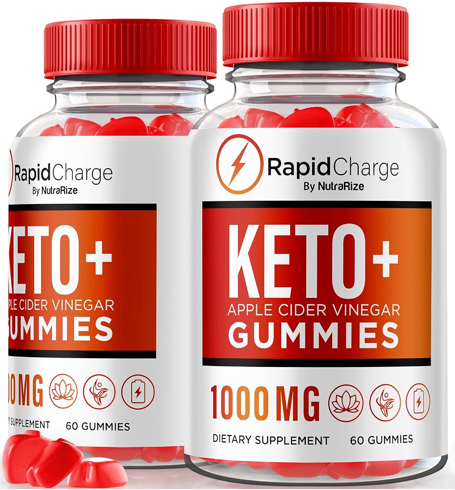 NutraRize Rapid Charge Keto + ACV Gummies - 120 Gummies