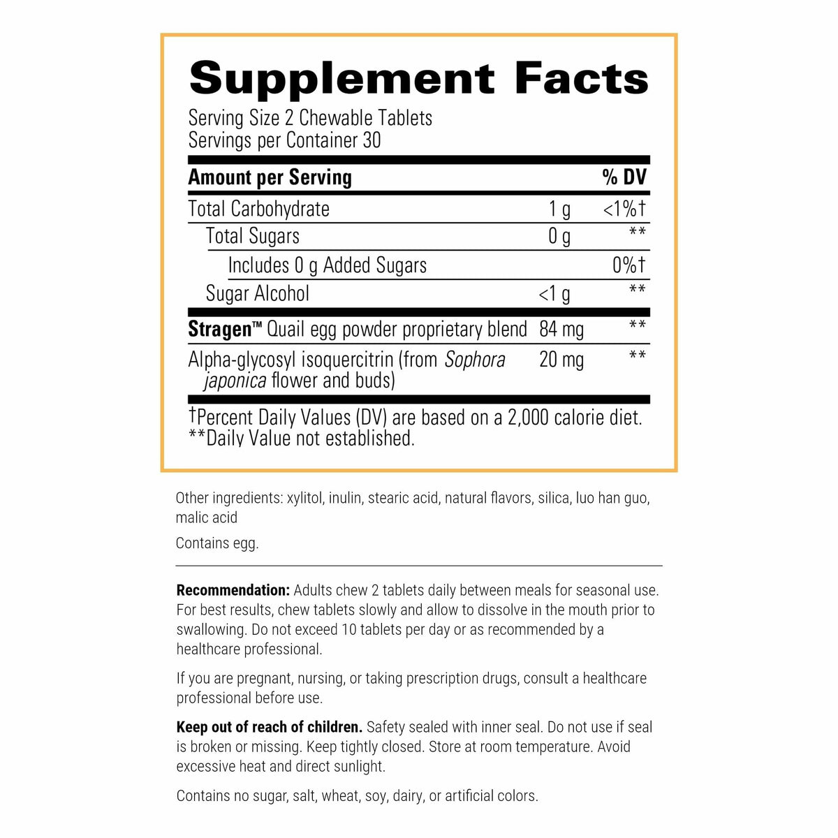 Integrative Therapeutics AllQlear Seasonal Supplement - 60 Tablets - image 2
