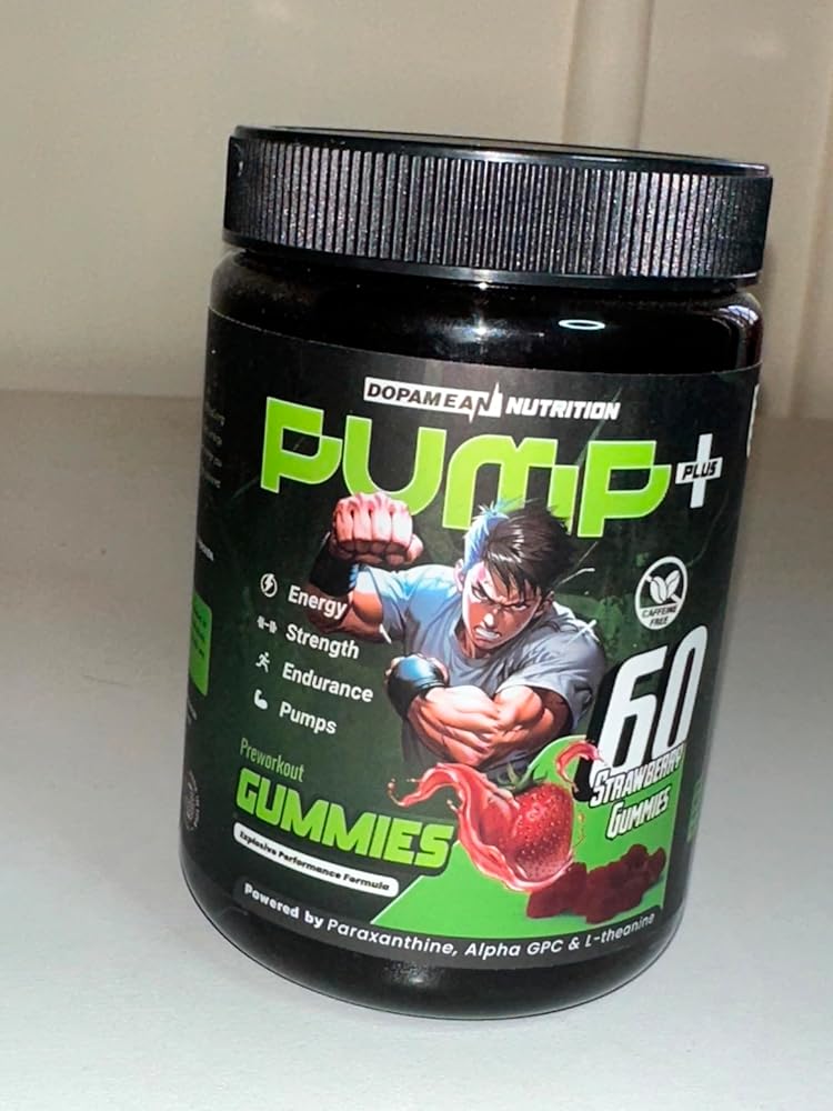 Dopamean Nutrition Pump Pre Workout Gummies Caffeine-Free - 60 Gummies - image 2