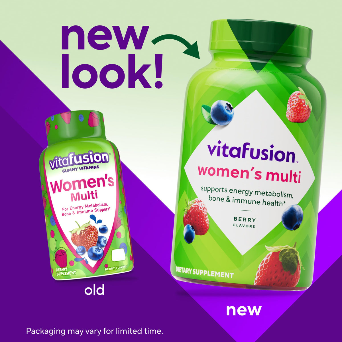 Vitafusion Women's Multivitamin Gummy Berry - 120 Gummies - image 2