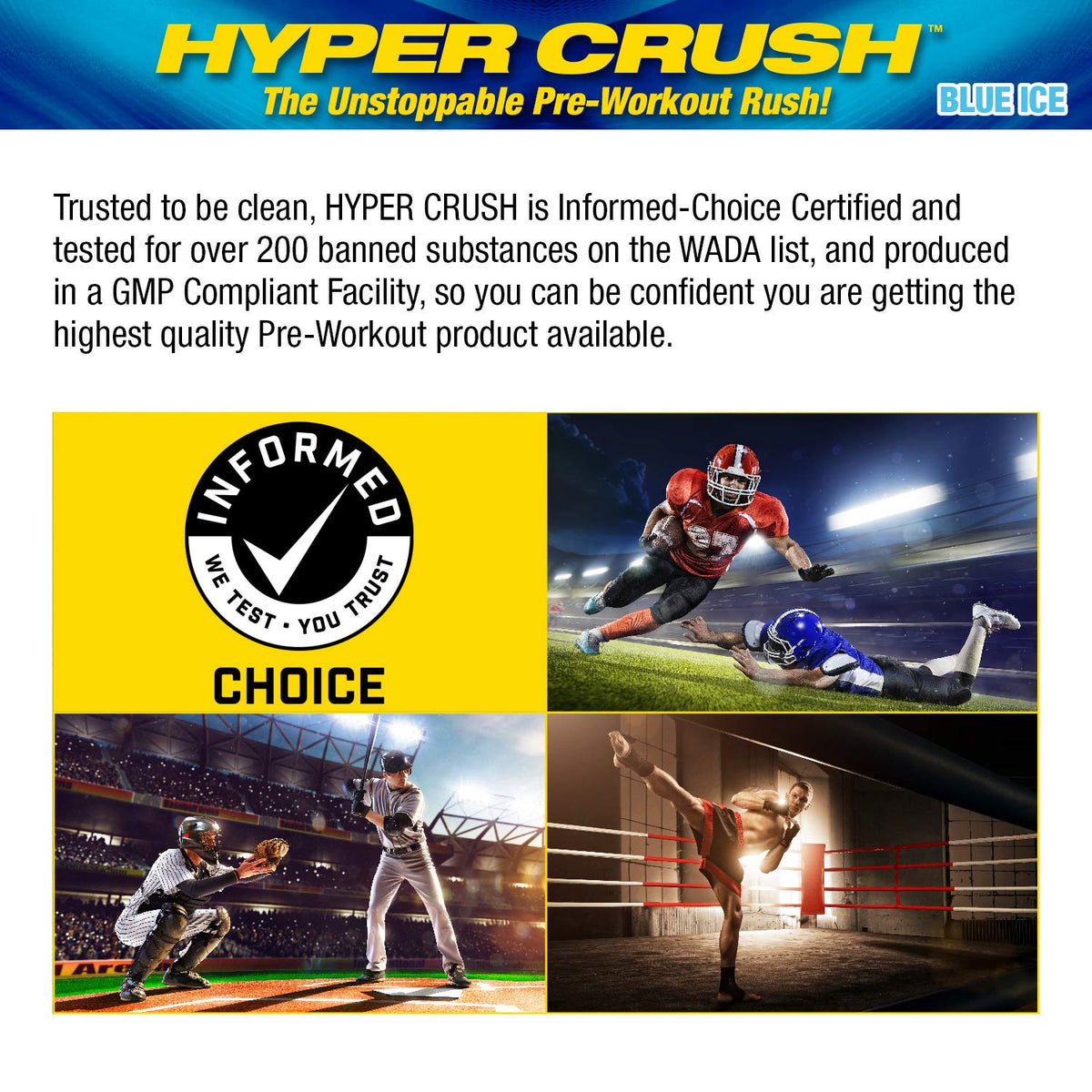 Maximum Human Performance Hyper Crush Pre-Workout Powder - 30 Servings - image 5