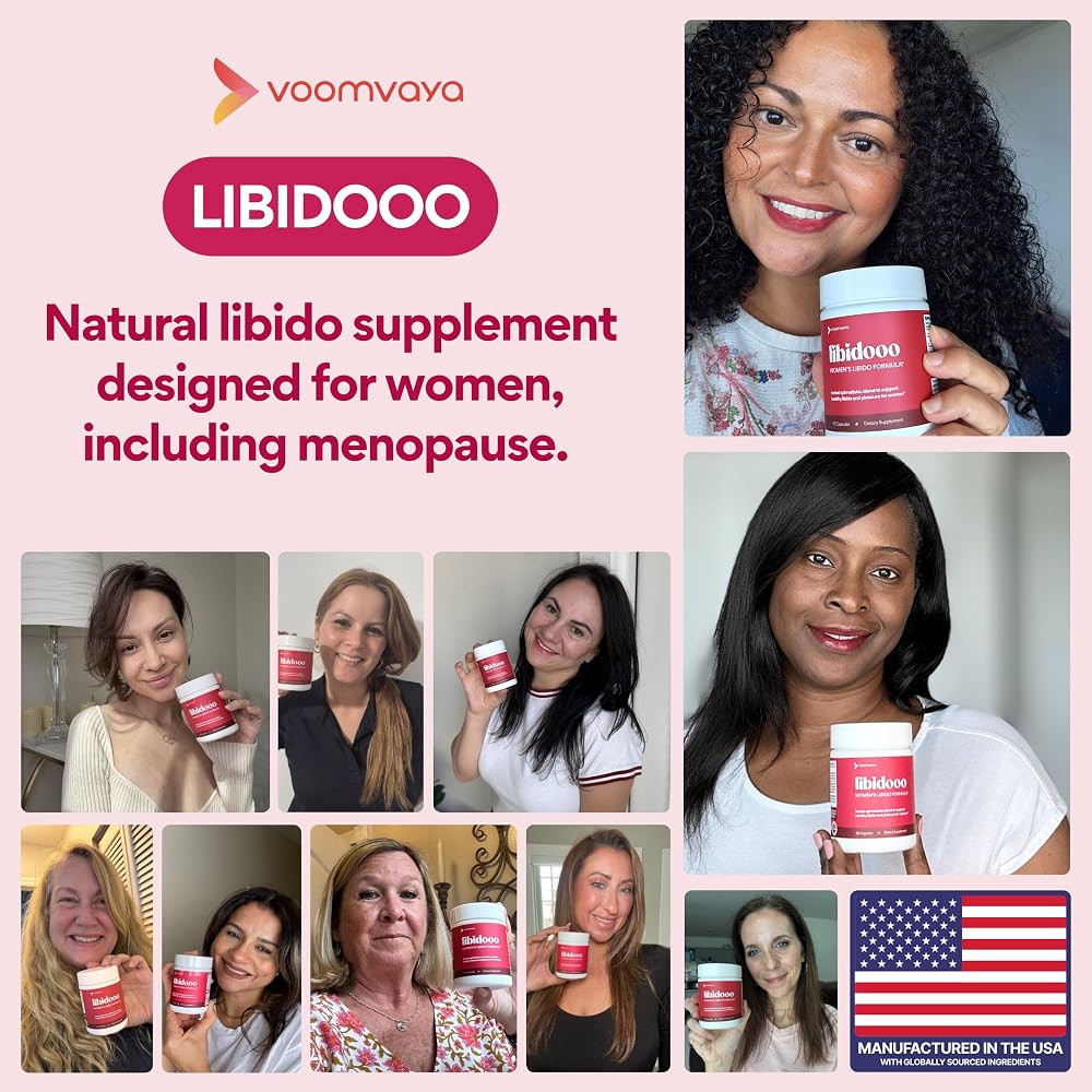VoomVaya Libidooo Women's Libido Support - 60 Capsules - image 2
