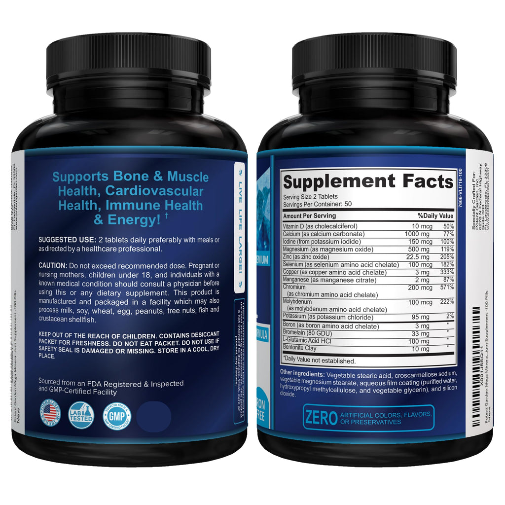 Potent Garden Mega Mineral Supplement - 100 Capsules - image 4