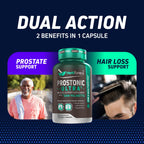 Herbtonics Prostate & Hair Support with Pumpkin Seed - 120 Capsules - image 5
