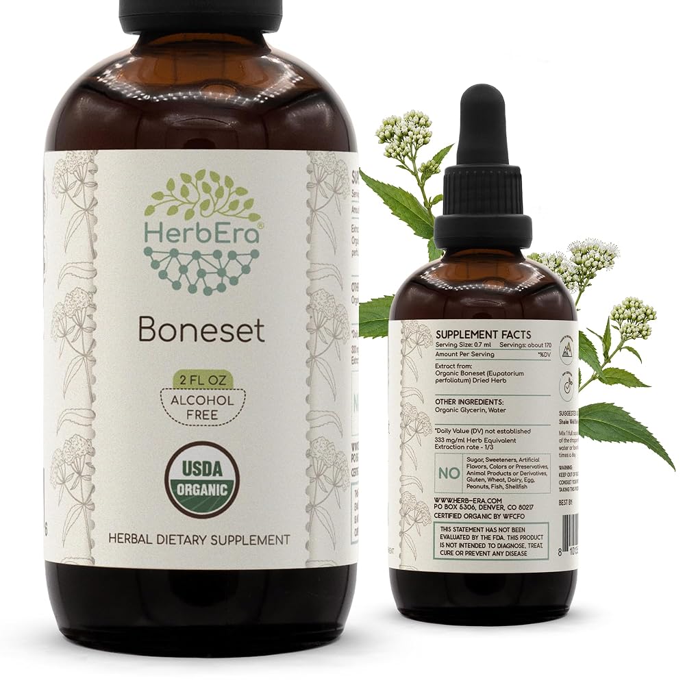 HerbEra Boneset USDA Organic Tincture