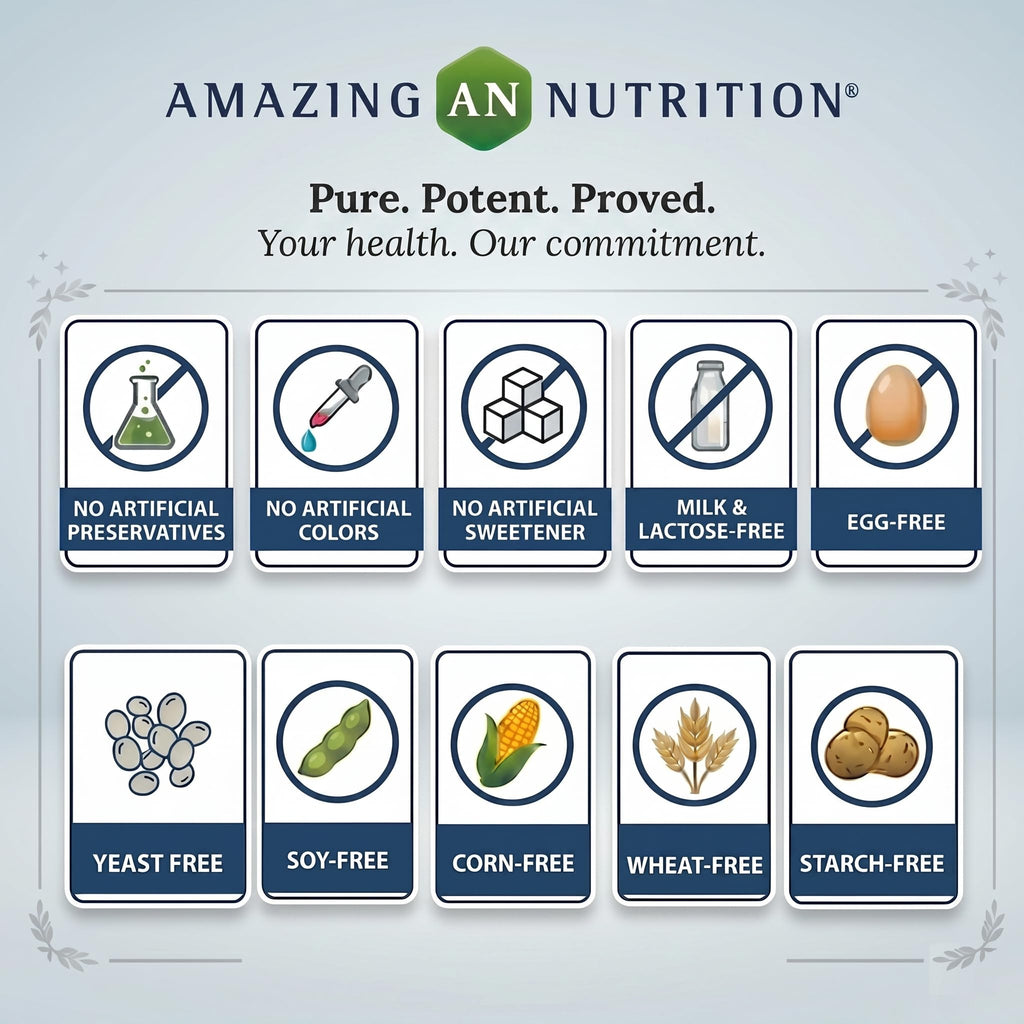 Amazing Nutrition Red Yeast Rice 1200mg Capsules - 120 Count - image 4