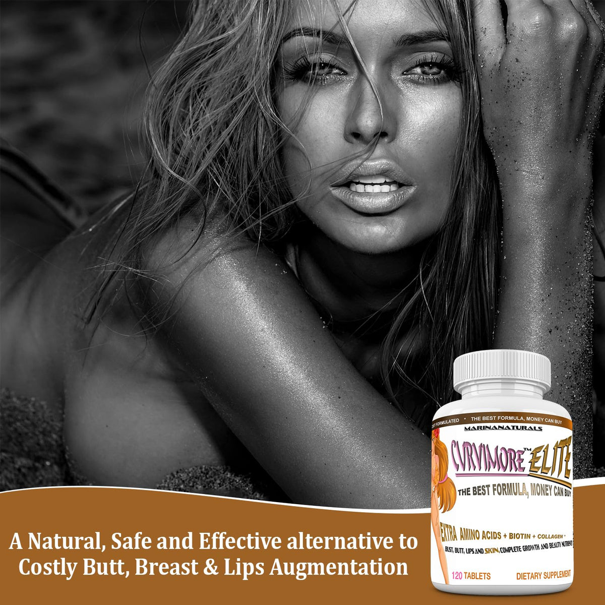 MARINANATURALS CURVIMORE Elite Natural Enhancement - 120 Tablets - image 2