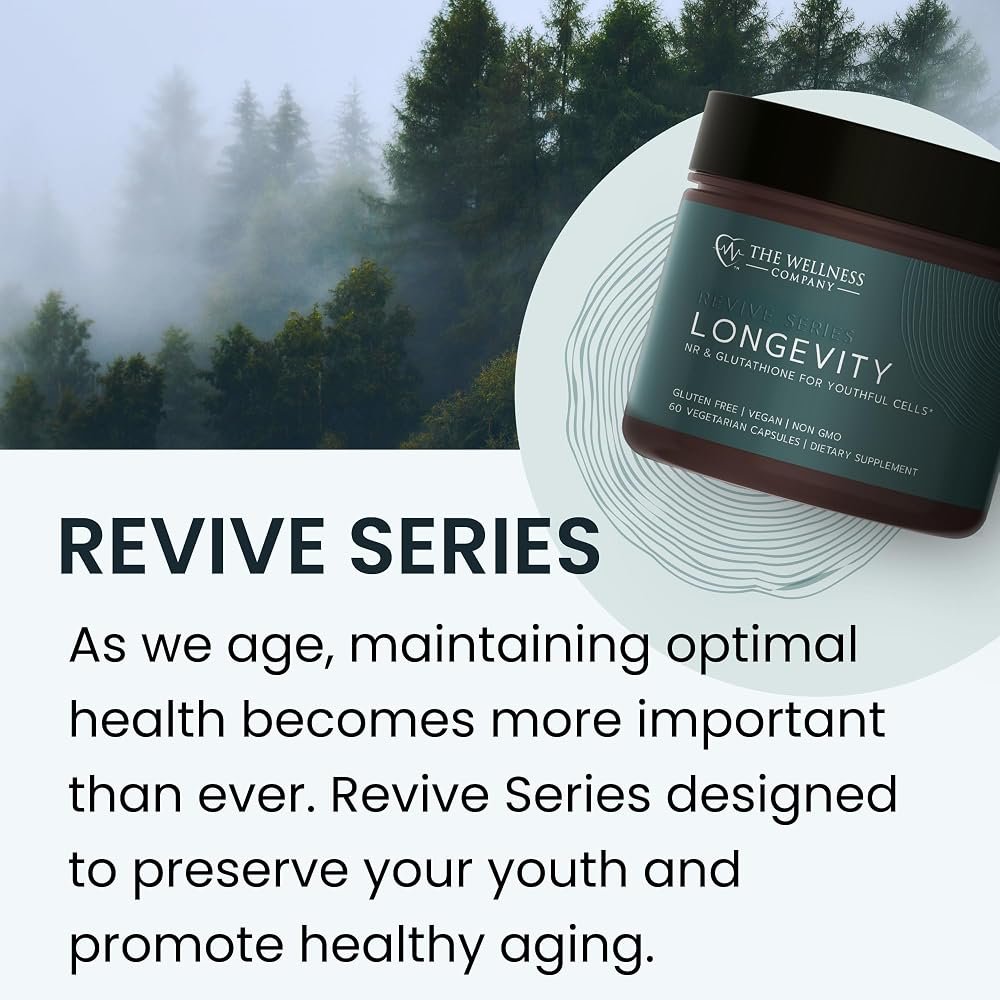 The Wellness Company Longevity NR & Glutathione Capsules - 60 Count - image 6