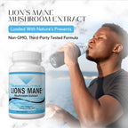 Absonutrix Lion's Mane Mushroom Extract 500 mg - 120 Capsules - image 5