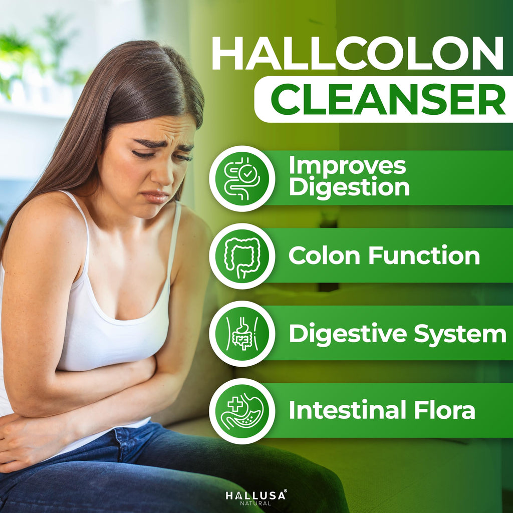Hallusa Natural Colon Cleanser Herbal Fiber Blend - 90 Capsules - image 6