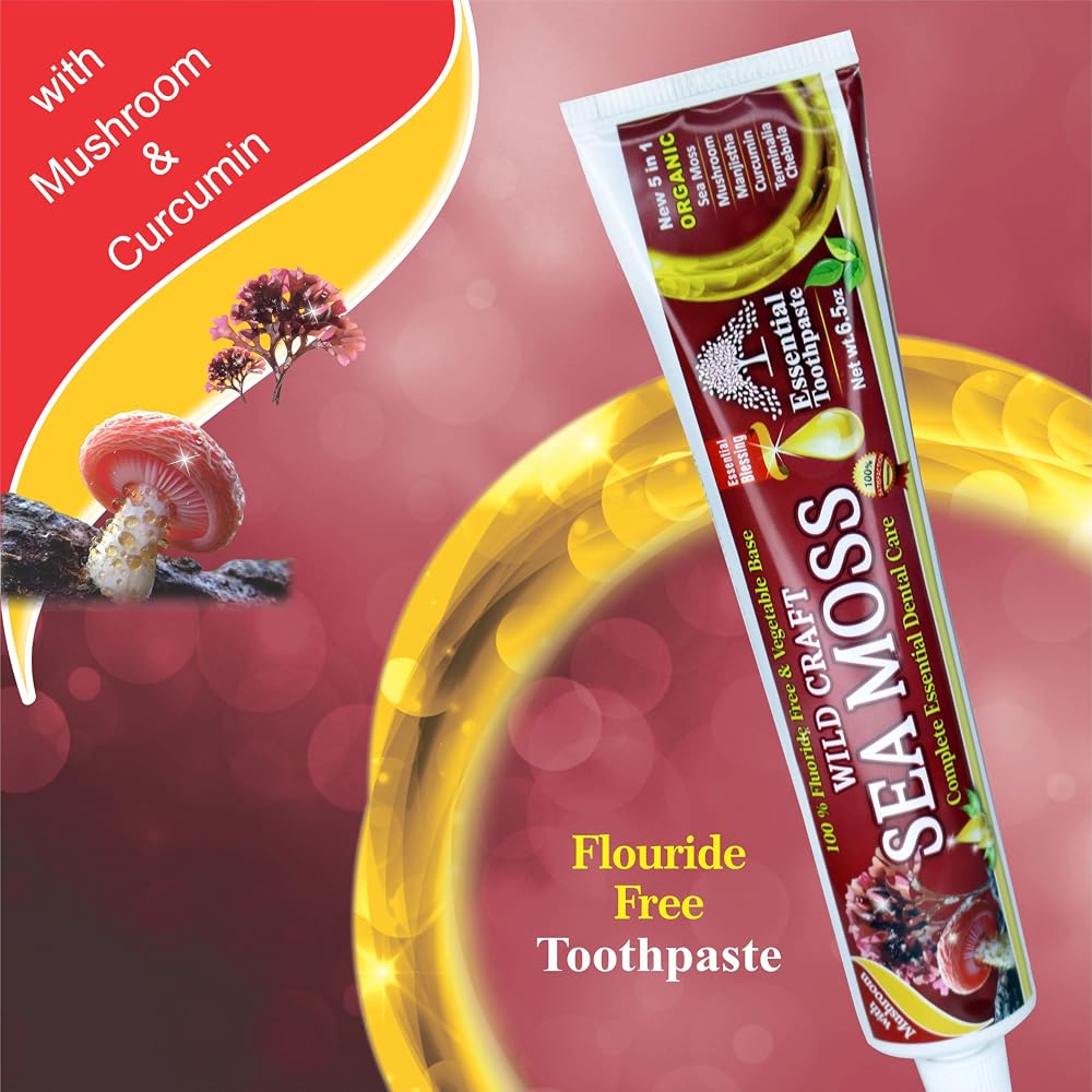 Essential Sea Moss Toothpaste Fluoride Free - 6.5 oz - image 2