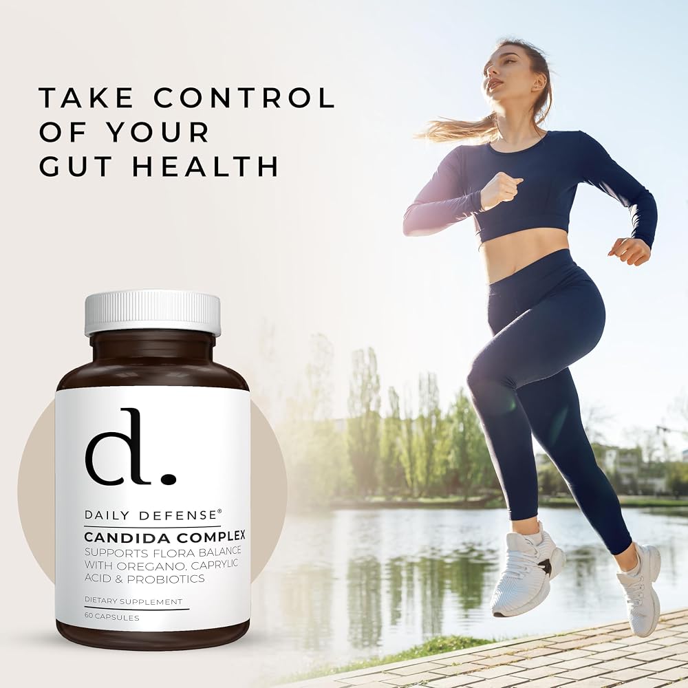 Daily Defense Candida Flush & Cleanse Gut Support - 60 Capsules - image 3