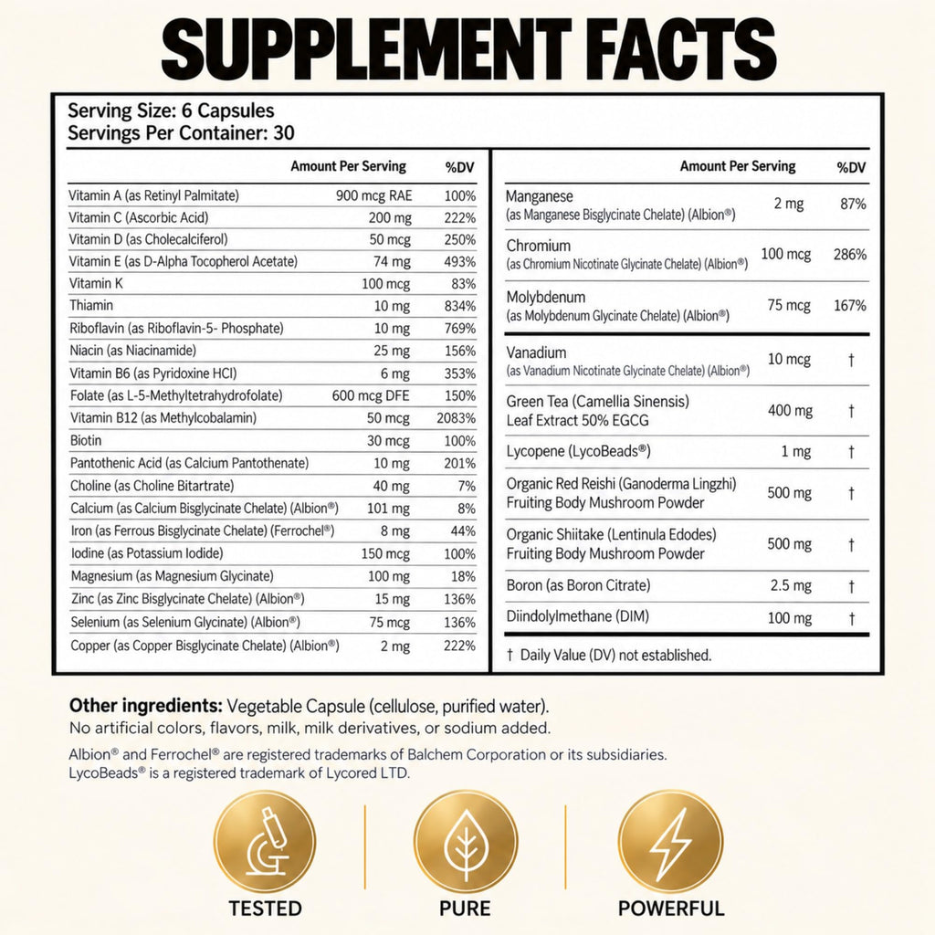 HPD Rx ONE Immune Support Multivitamin - 180 Capsules - image 8