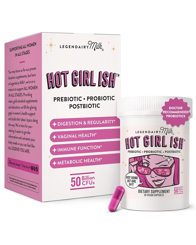 Legendairy Milk Hot Girl Ish Daily Probiotics for Women - 30 Capsules