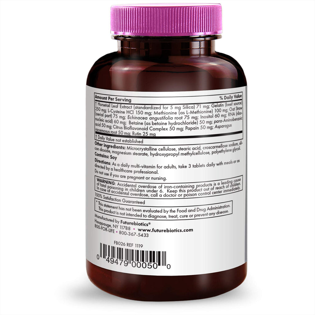 Futurebiotics Hair, Skin & Nails Beauty Multivitamin - 75 Tablets - image 7