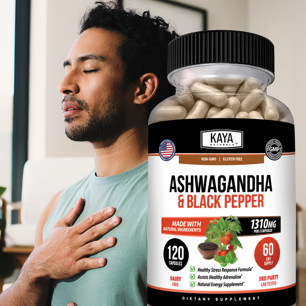 Kaya Naturals Root Powder Capsules - Pure Nature Ashwaganda