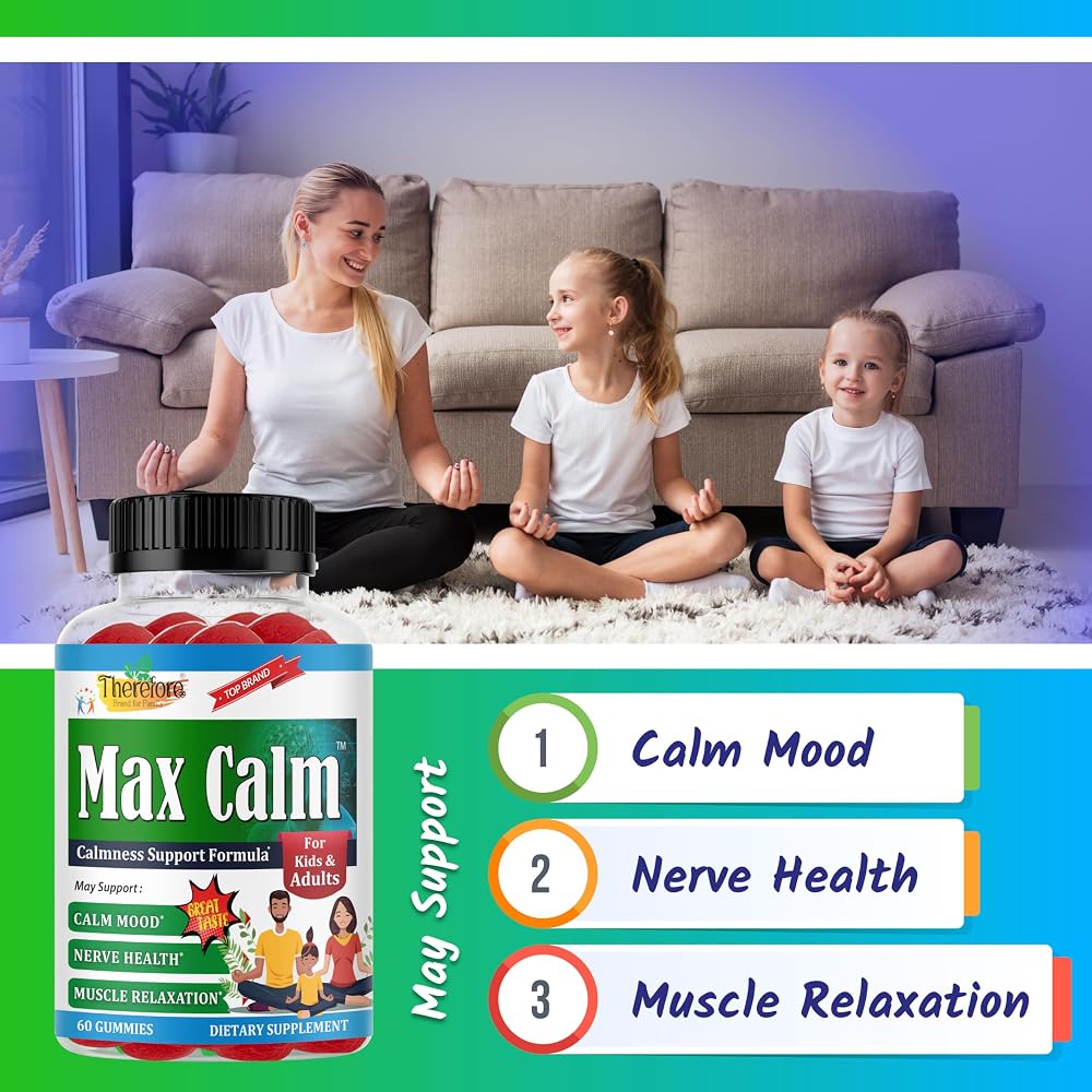 Therefore Max Calm Magnesium Citrate Gummies - 60 Count - image 5