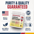 Cardio Defender L-Arginine 5200mg Nitric Oxide Booster Powder - 12.8 oz - image 7