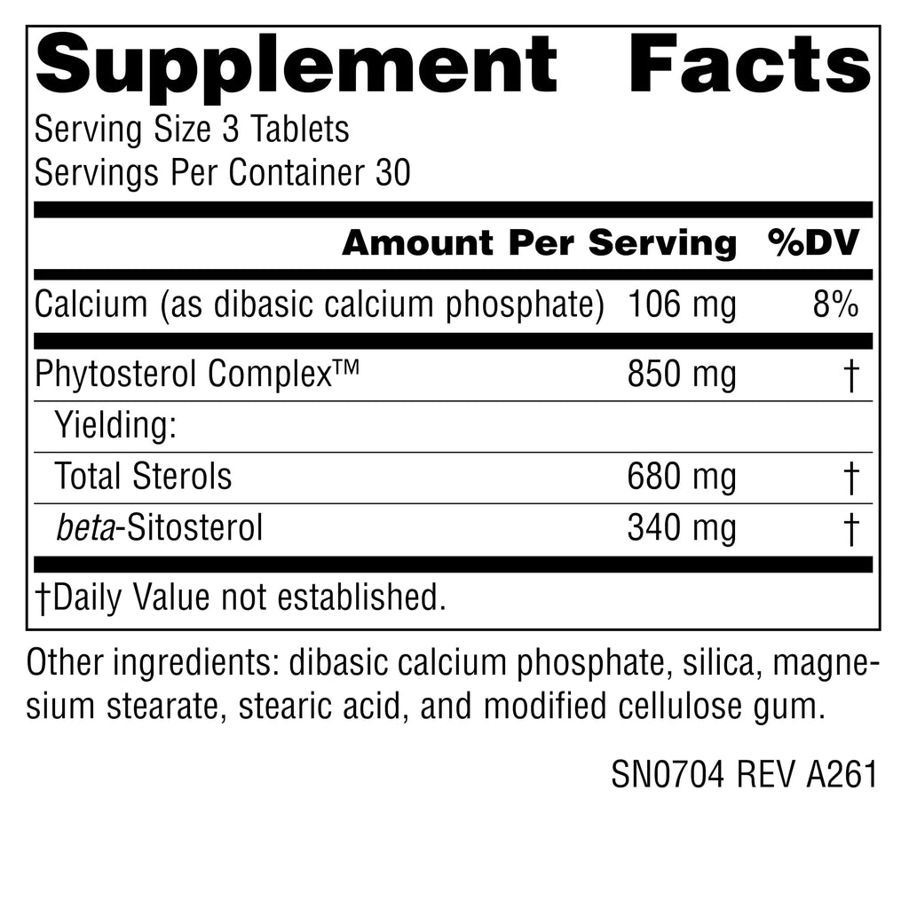 Source Naturals Phytosterol Complex 113 mg - 90 Tablets - image 2