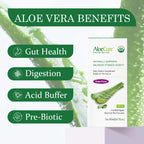 AloeCure Pure USDA Organic Aloe Vera Juice Supplement in Grape Flavor