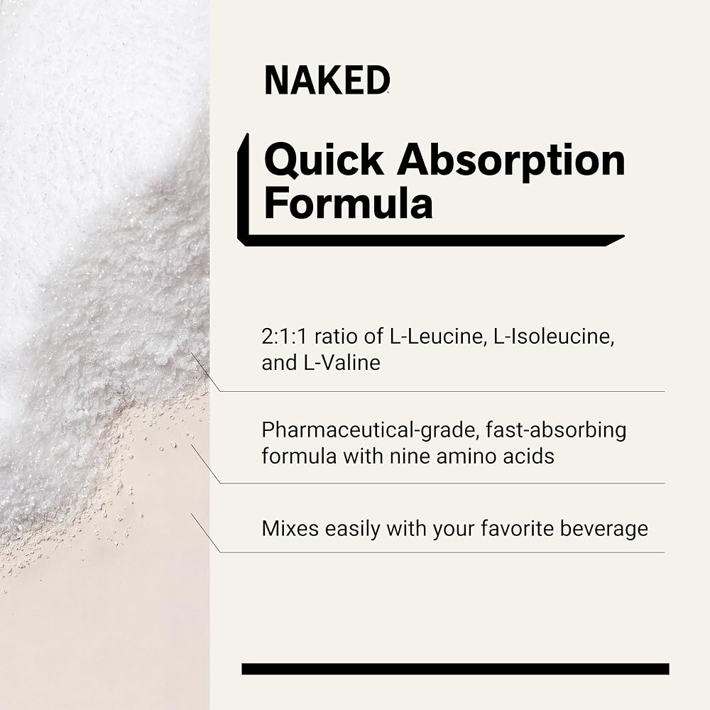 NAKED EAAs Amino Acids Powder - Vegan Essential Amino Acids