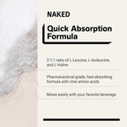 NAKED EAAs Amino Acids Powder - Vegan Essential Amino Acids