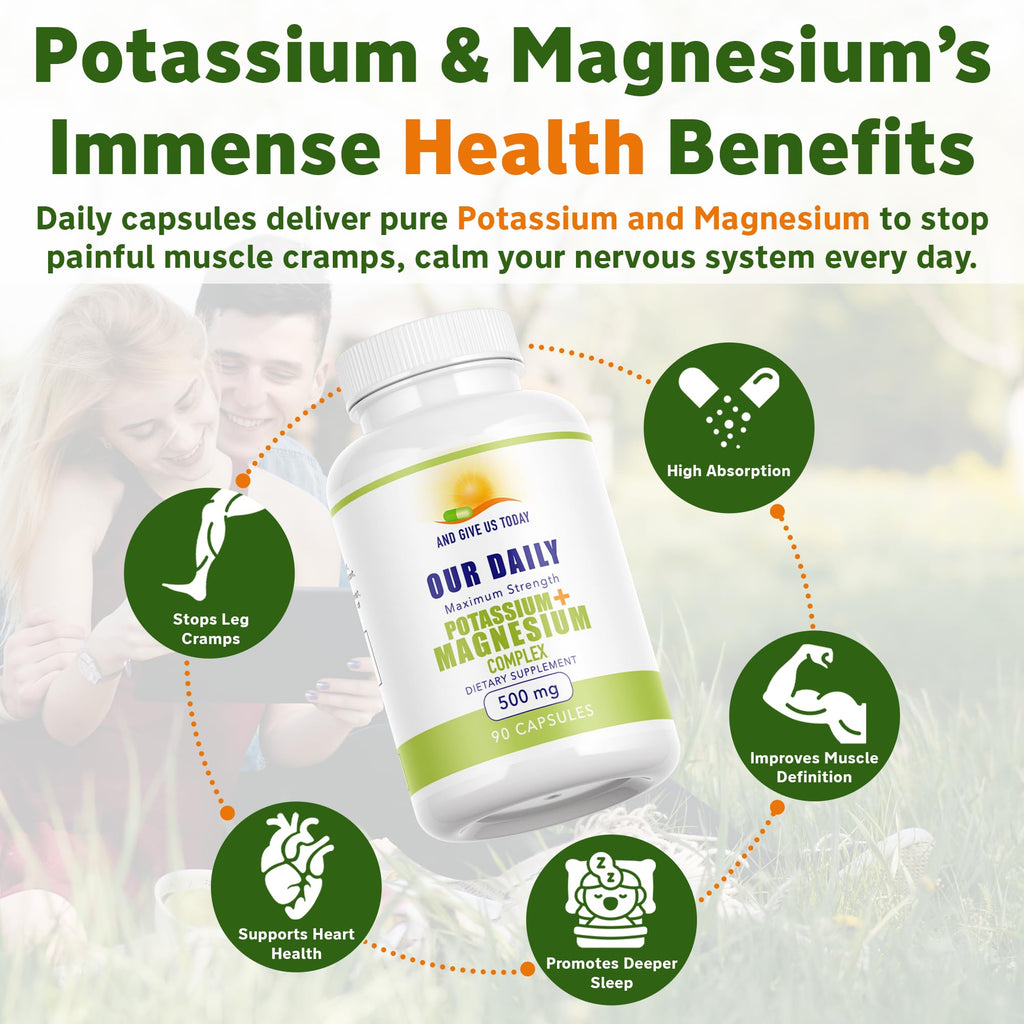 Our Daily Vites Potassium Magnesium Supplement - 90 Capsules - image 4