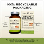 Herbal Roots Organic Mushroom Capsules Immune Support - 60 Vegan Capsules - image 7