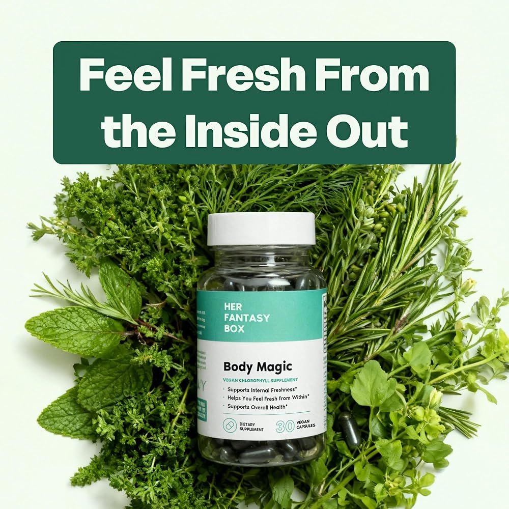 Her Fantasy Box Body Magic Chlorophyll Capsules - 30 Vegan Capsules