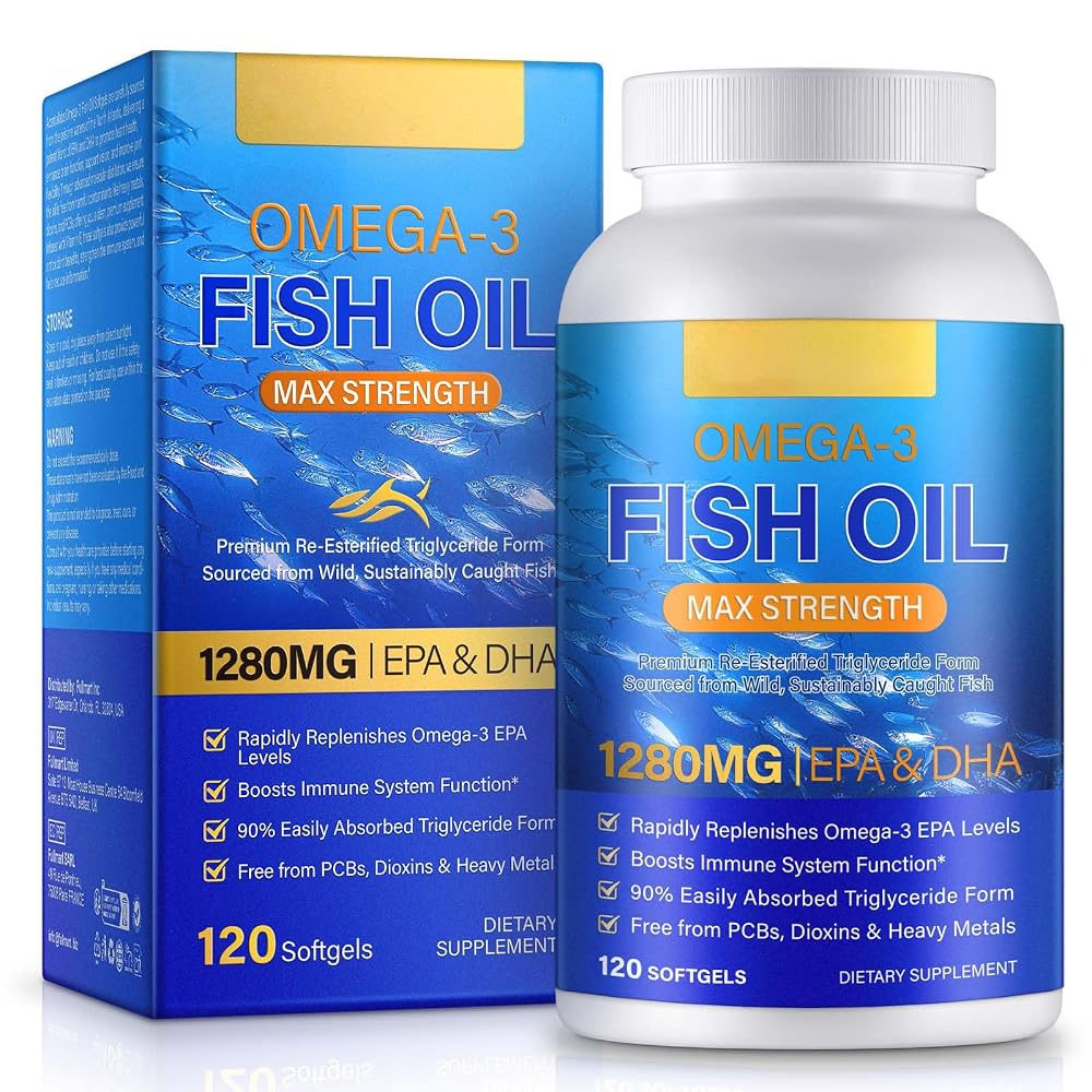 Newseel Fish Oil Omega-3 Softgels with EPA and DHA - 120 Softgels