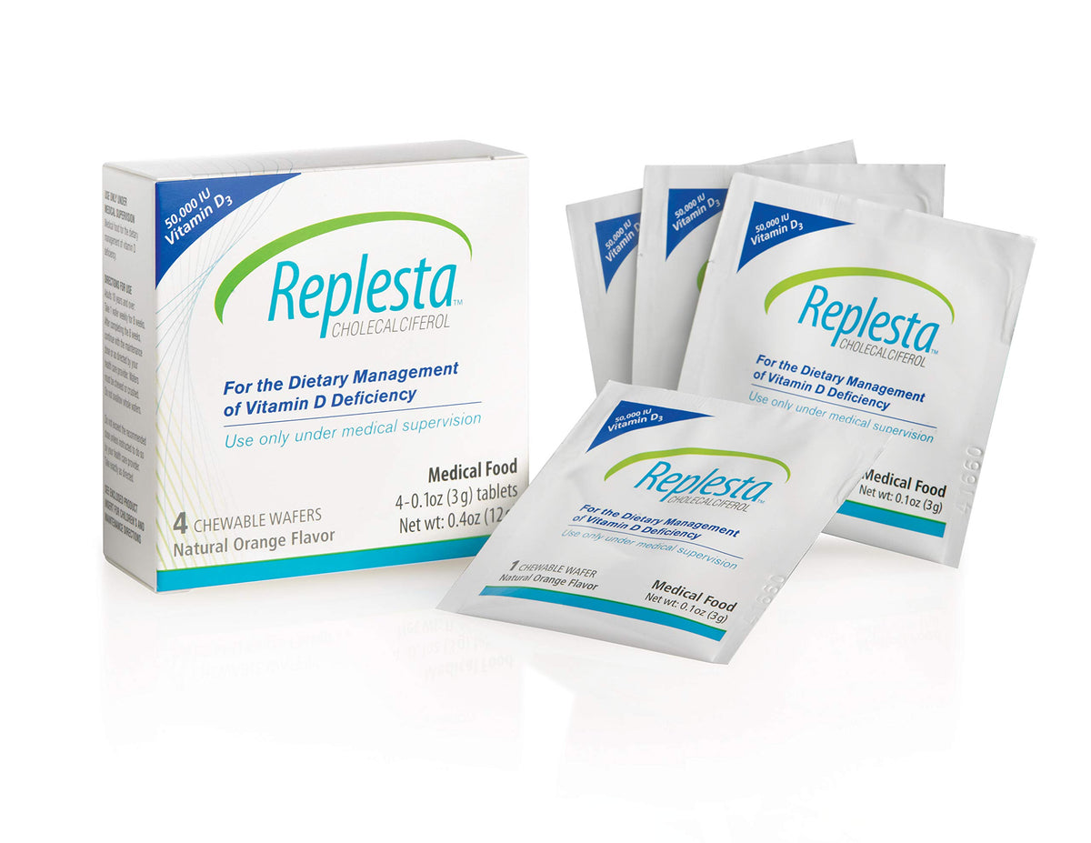 Everidis Replesta Vitamin D3 50,000 IU Weekly Chewable - 2 Packs