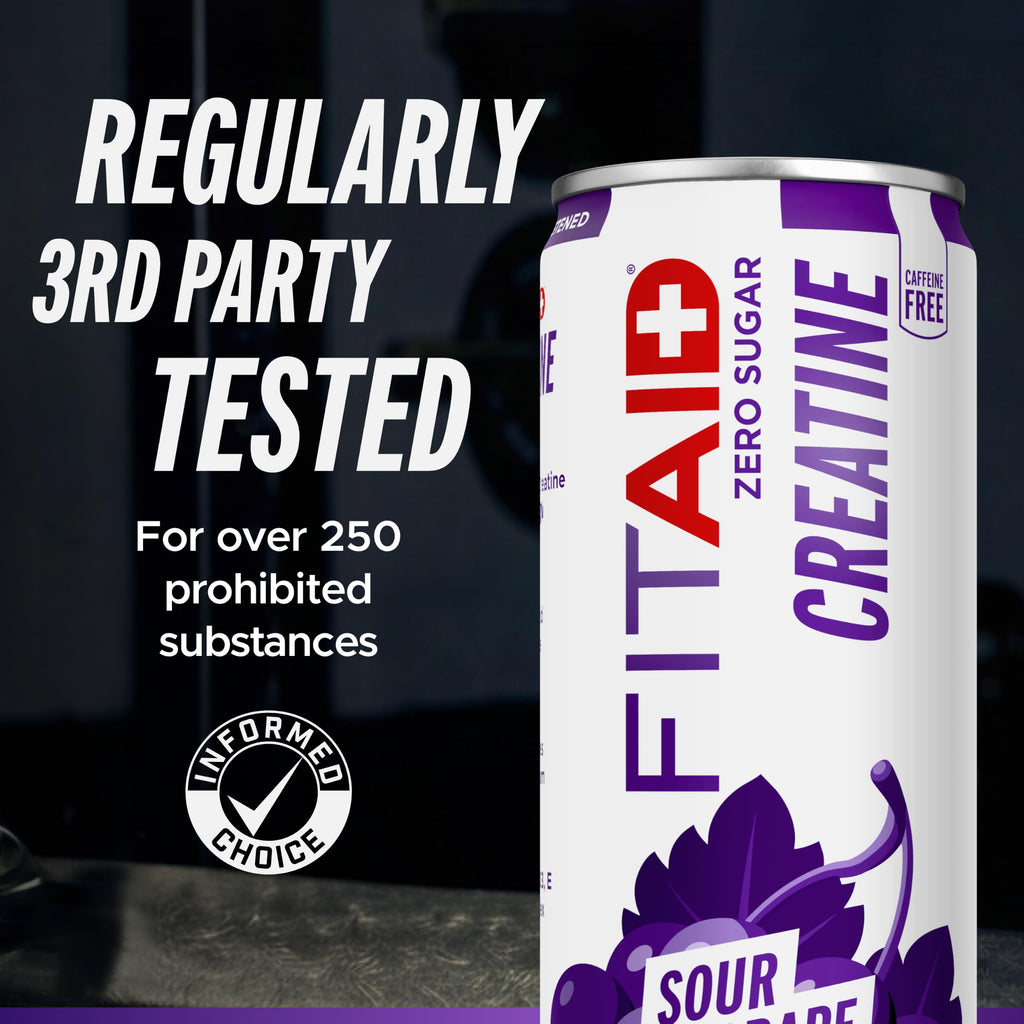 LIFEAID FITAID Creatine Recovery Drink Zero Sugar - 12 Pack - image 6