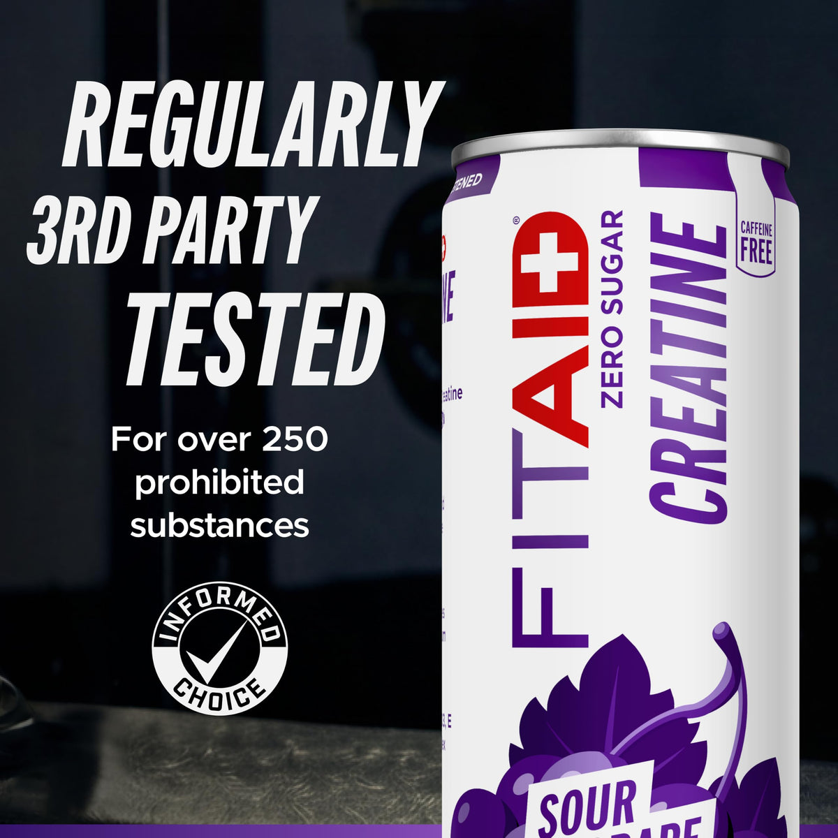 LIFEAID FITAID Creatine Recovery Drink Zero Sugar - 12 Pack - image 6