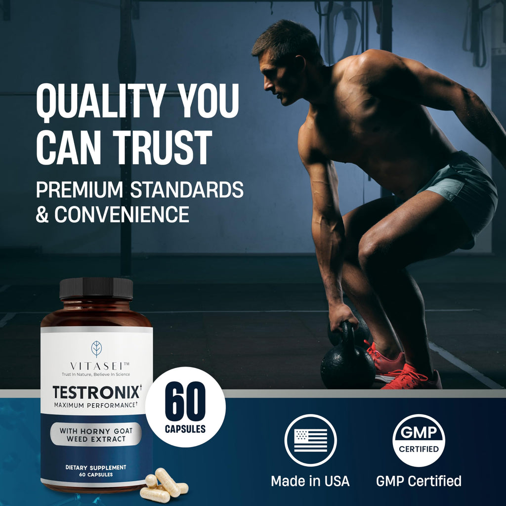 VITASEI Testronix Testosterone Booster for Men