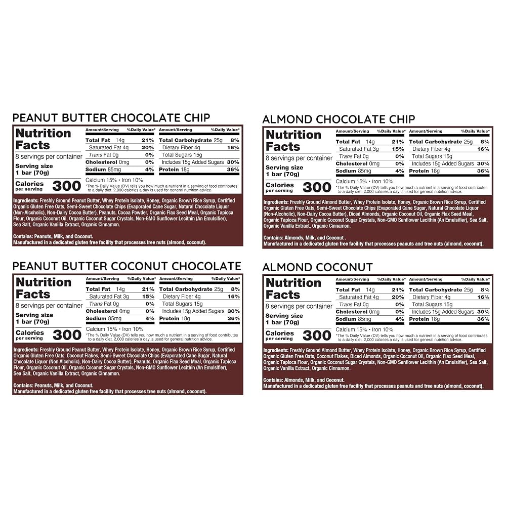 G2G Bar Variety Pack Nutrition Bars - 32 Count - image 4