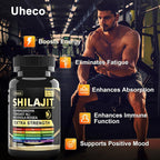 Uheco 19-in-1 Shilajit Capsules for Men & Women - 90 Count - image 5