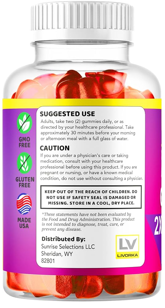 LIVORKA Baja Slim Keto Gummies with Apple Cider Vinegar - 180 Gummies - image 5