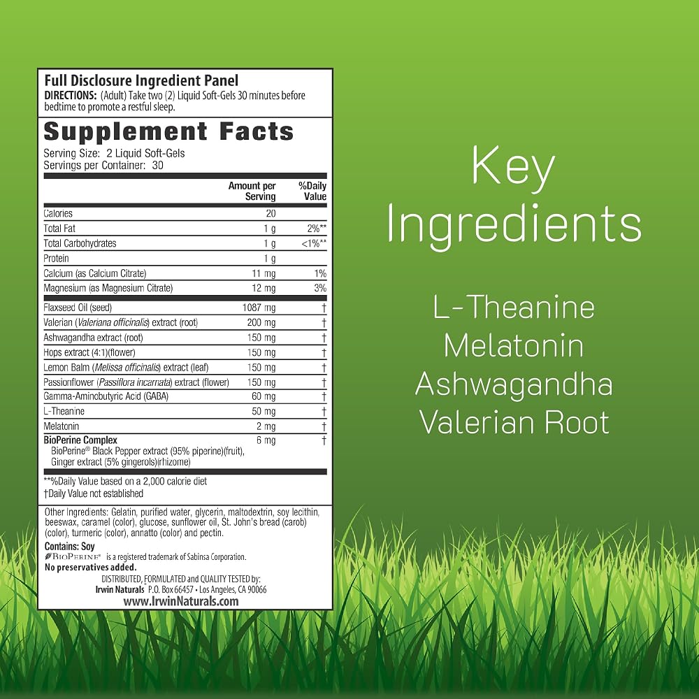 Irwin Naturals Power to Sleep PM Sleep Aid with Melatonin - 60 Softgels - image 2