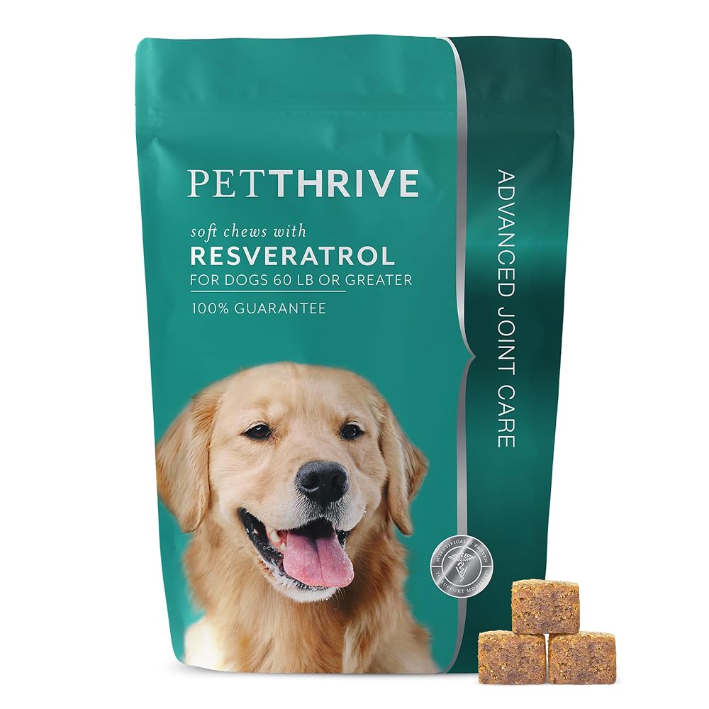 Petthrive Resveratrol Chews Dog Supplement