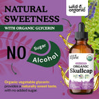 Wild & Organic Skullcap Herb Tincture for Mood - 4 fl oz - image 6