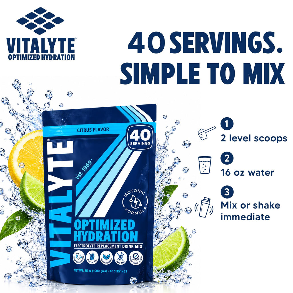 Vitalyte Electrolyte Powder Drink Mix