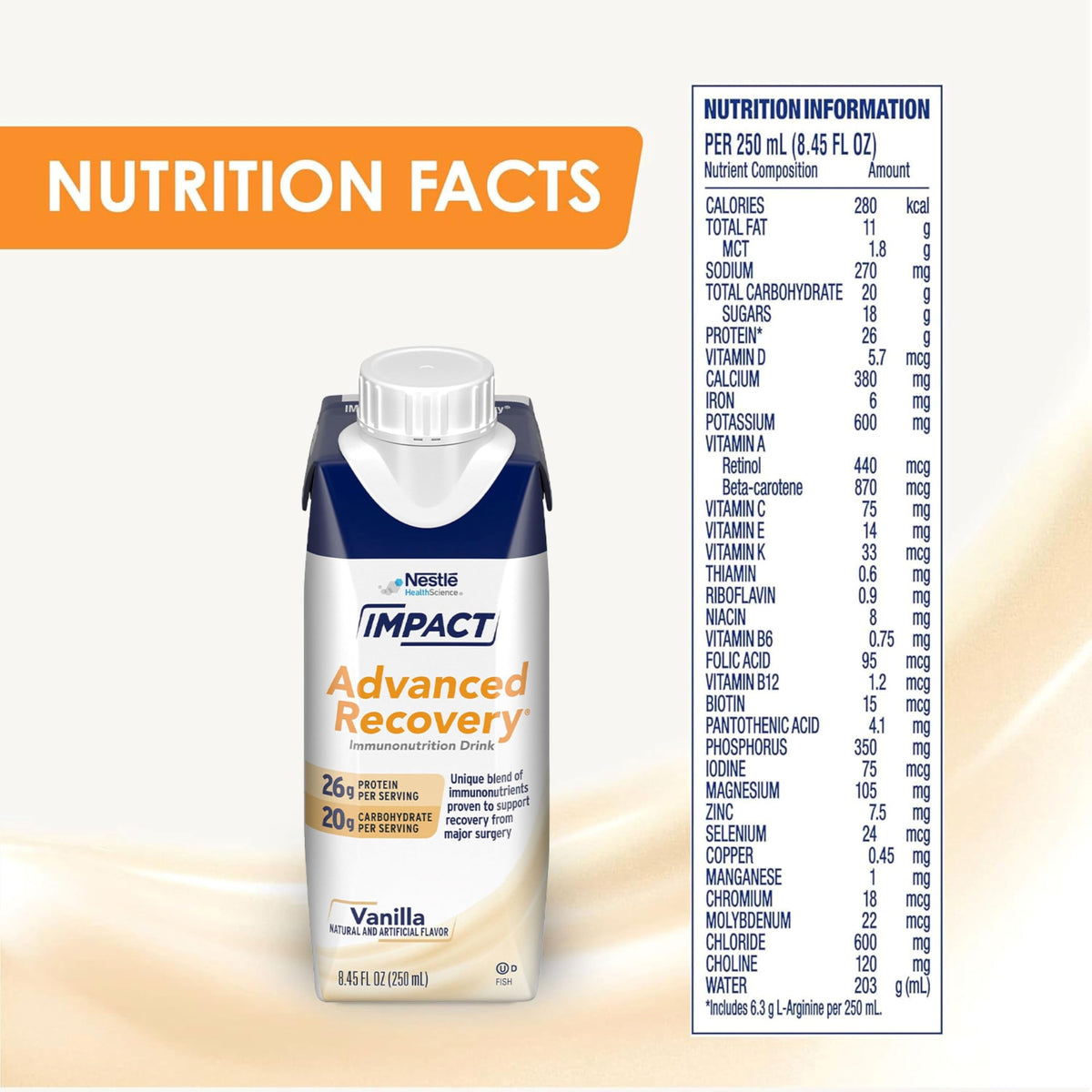 Impact Advanced Recovery Drink Vanilla - Pack of 10 - image 2