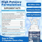 NutriGut Mens Probiotics 100 Billion CFU - 90 Capsules - image 6