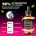 MILIVOL 11in1 Black Walnut Wormwood - Berry Mix Flavor - 1 Fl Oz