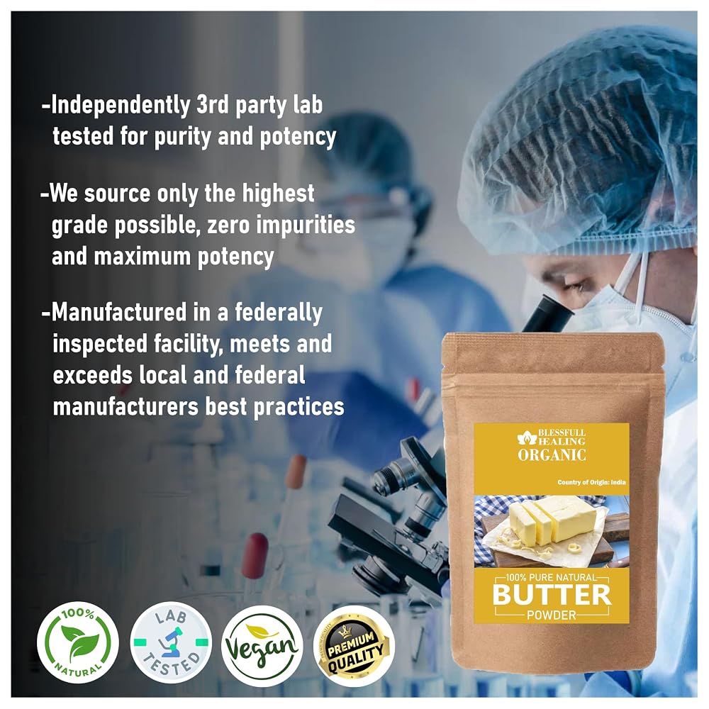 Blessfull Healing Organic Butter Powder - 100 Gram - image 3