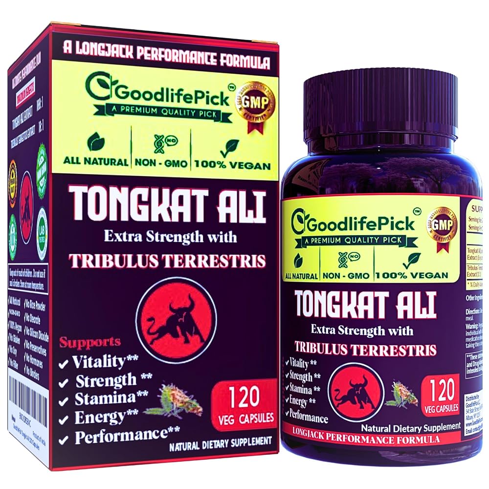 GoodlifePick Tongkat Ali with Tribulus Terrestris - 120 Vegetarian Capsules